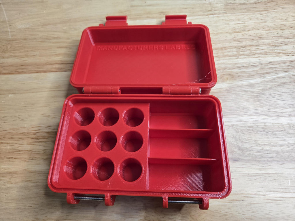 3ML and syringe travel Case - 3D Printed Refrigerator Box - GLP1, Tirz, Reta, Peppers, peps, peptides