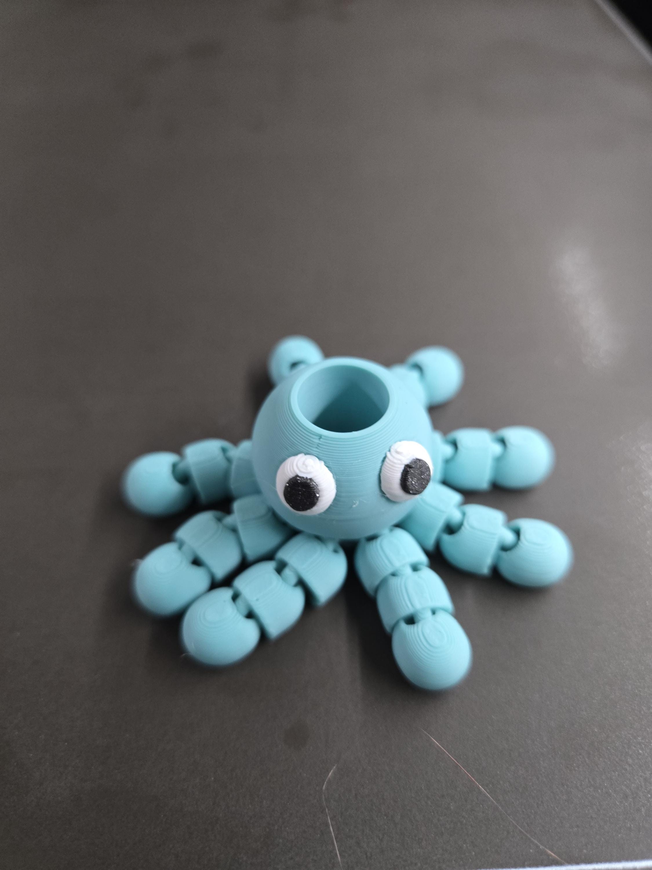Octopus Straw Topper  3D Printed Stanley Tumbler Accessory