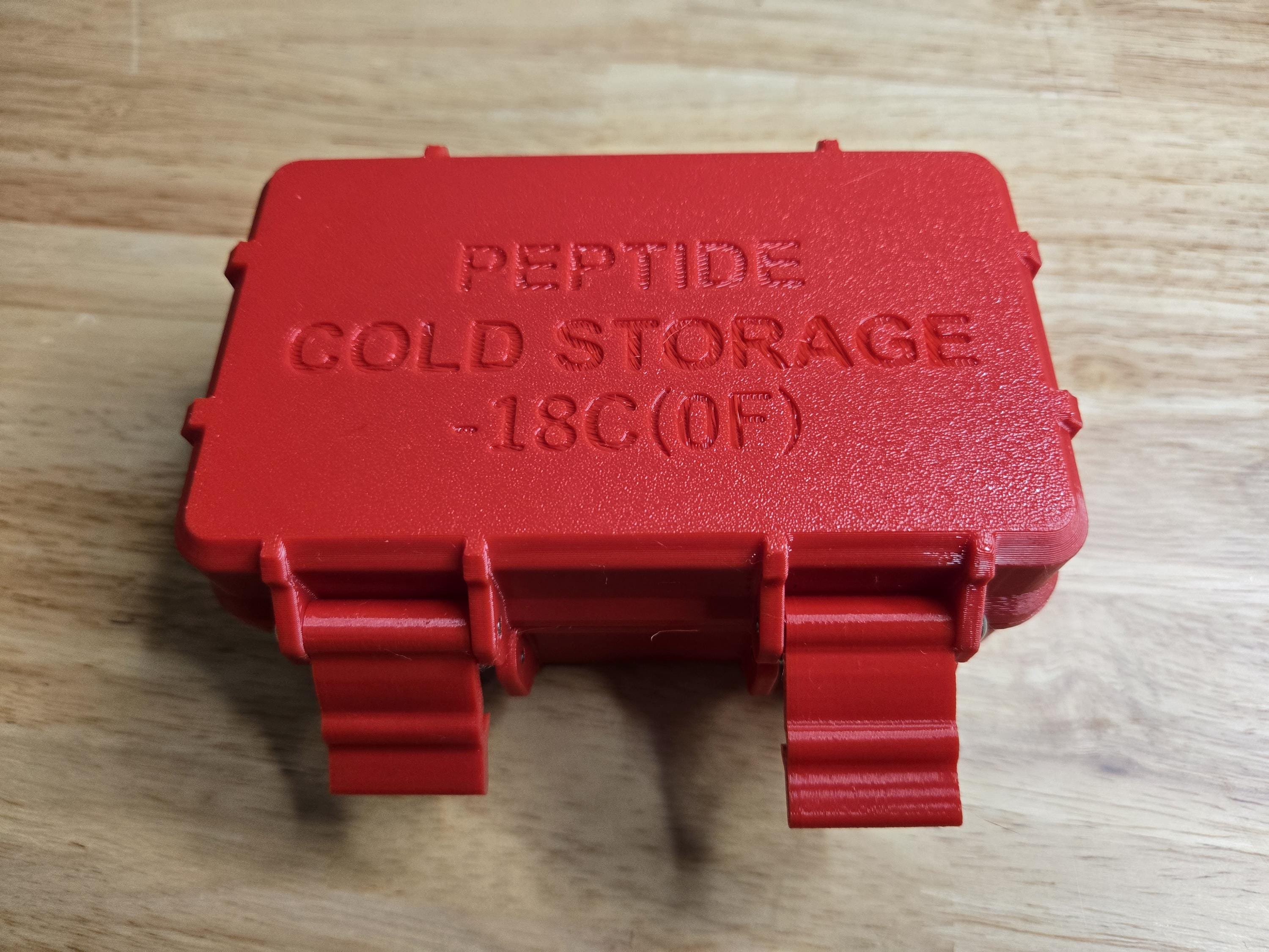 3ML and syringe travel Case - 3D Printed Refrigerator Box - GLP1, Tirz, Reta, Peppers, peps, peptides