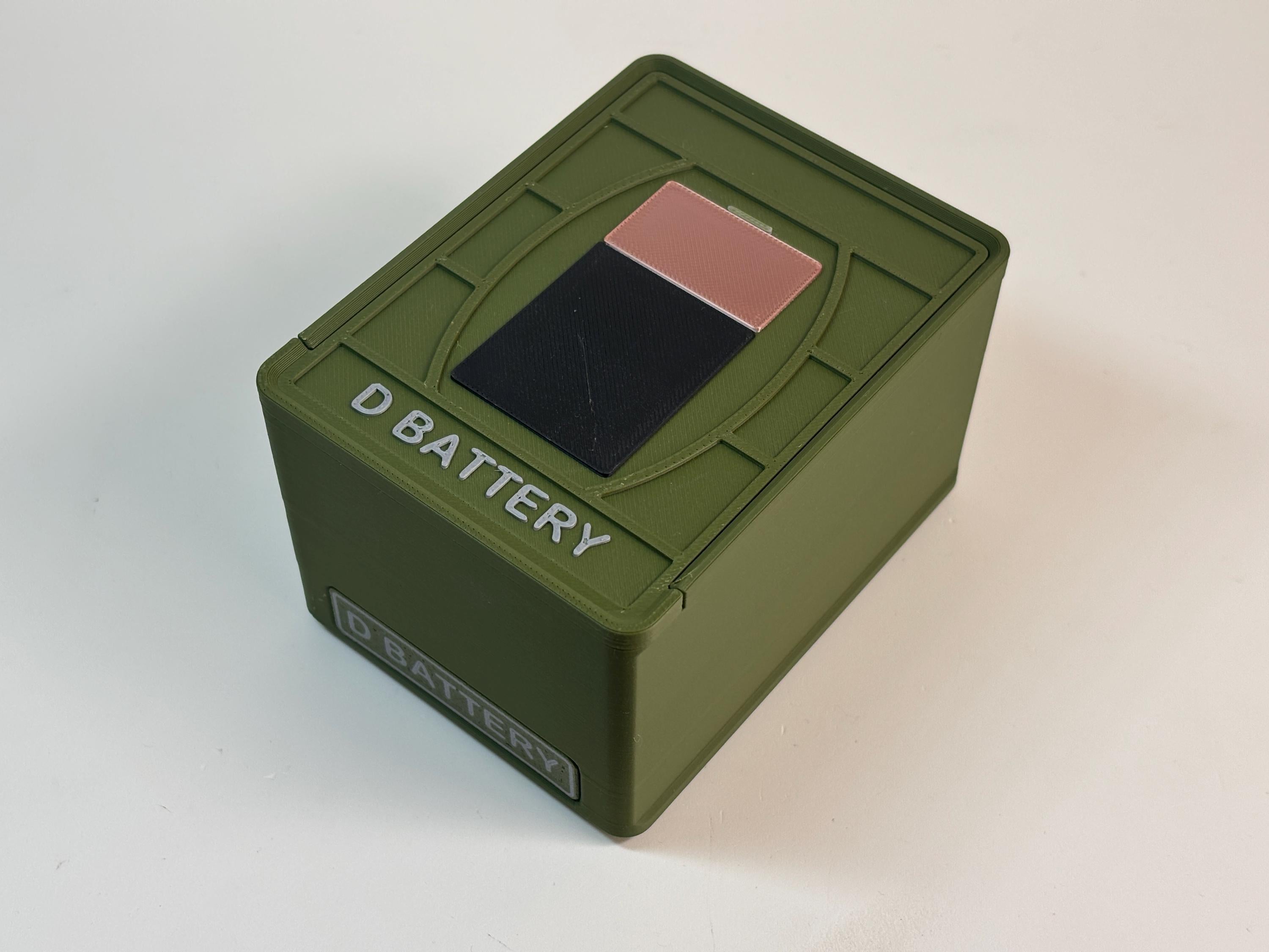 3d Printed D Battery Box