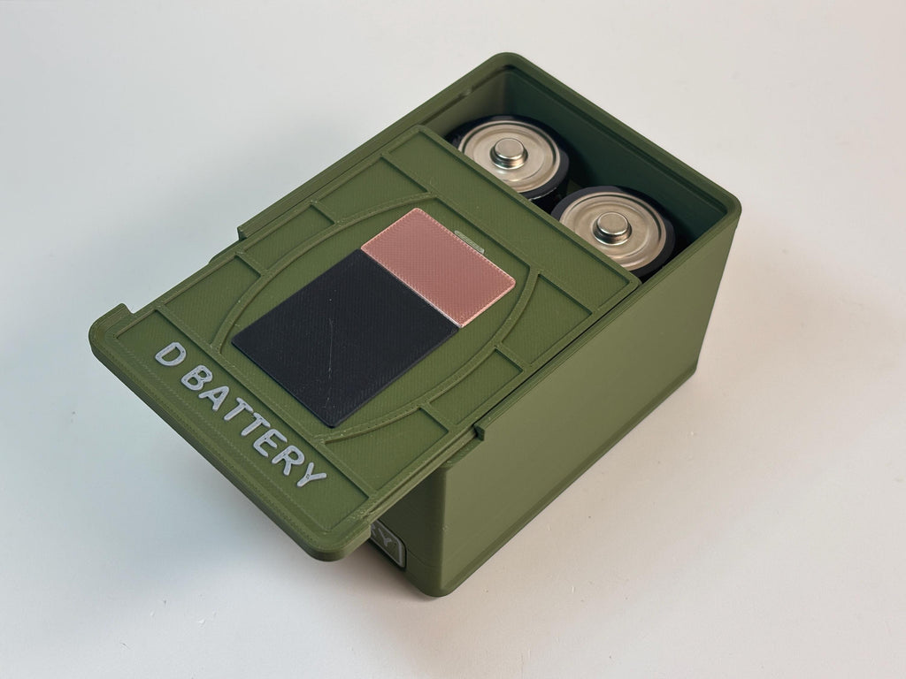 3d Printed D Battery Box