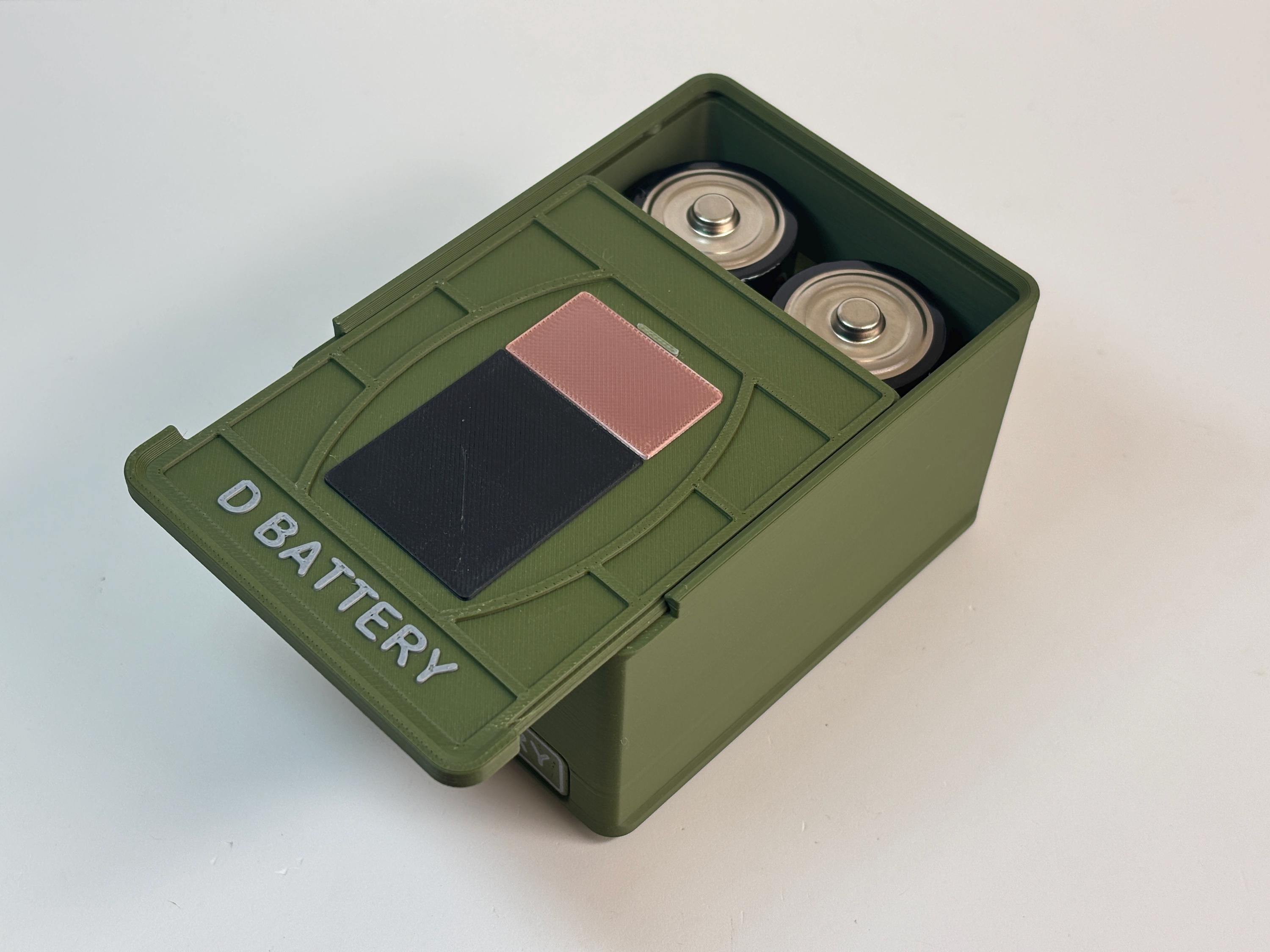 3d Printed D Battery Box