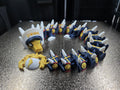 USMC | Articulated Fidget Toy | 3D Printed Collectible Figurine | Moveable | 18"