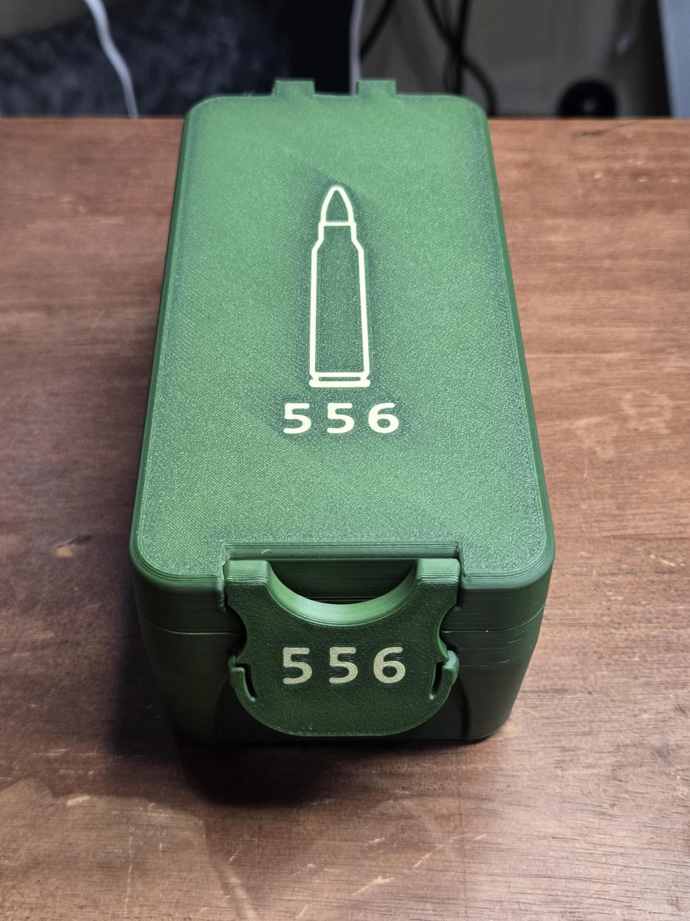 3D Printed Ammo Storage Box  Stackable Ammunition Case  Tactical Range Organizer  Compact Ammo Holder