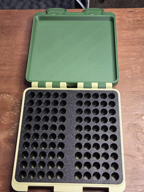 3D Printed Ammo Storage Box  Stackable Ammunition Case  Tactical Range Organizer  Compact Ammo Holder