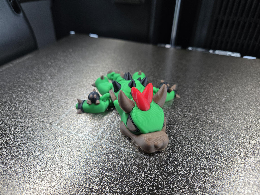 Articulated Snapper Turtle Figurine | 3D Printed PLA Plastic Display Toy