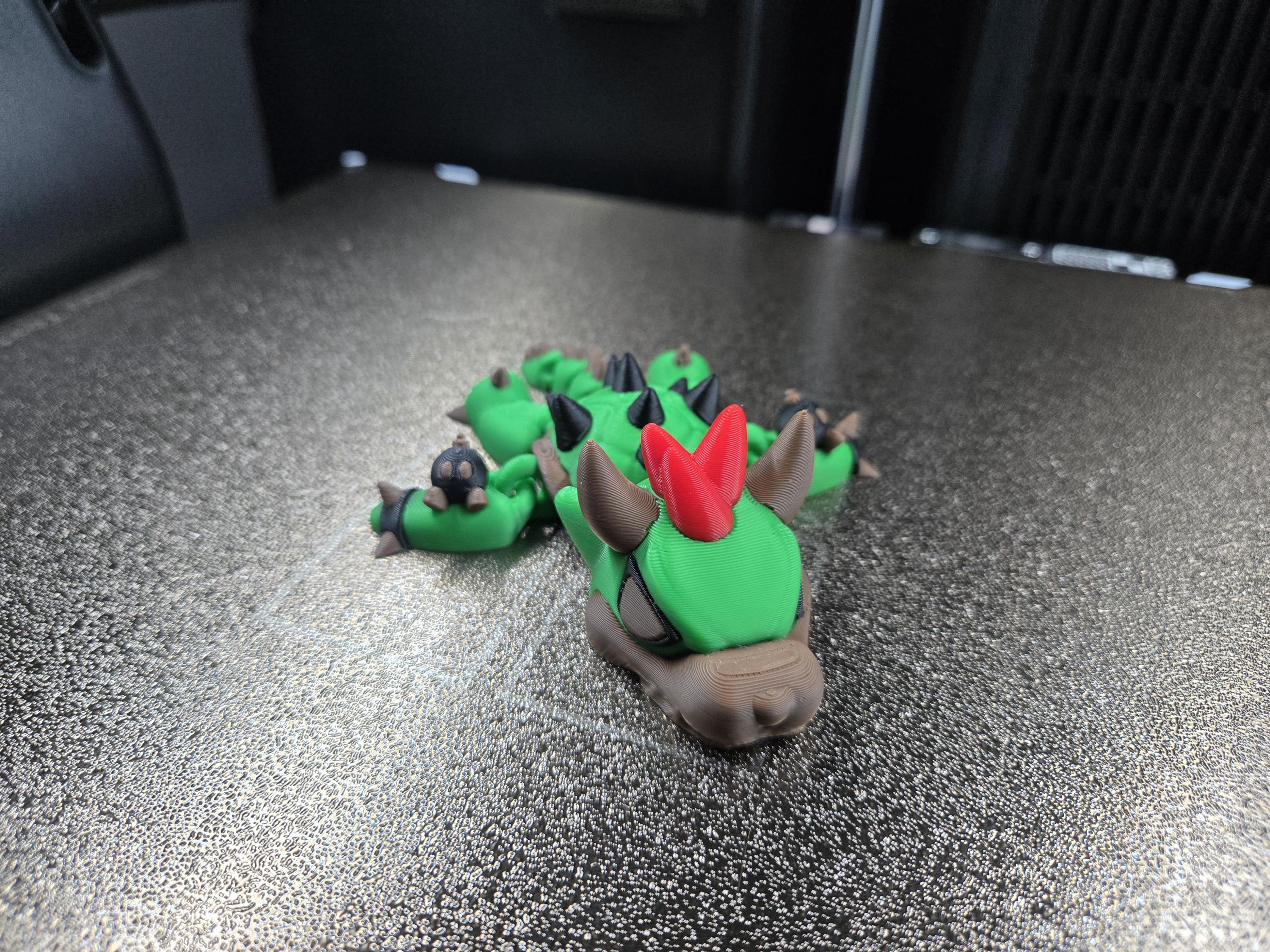 Articulated Snapper Turtle Figurine | 3D Printed PLA Plastic Display Toy