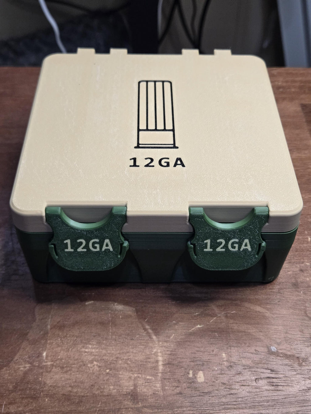 3D Printed Ammo Storage Box  Stackable Ammunition Case  Tactical Range Organizer  Compact Ammo Holder