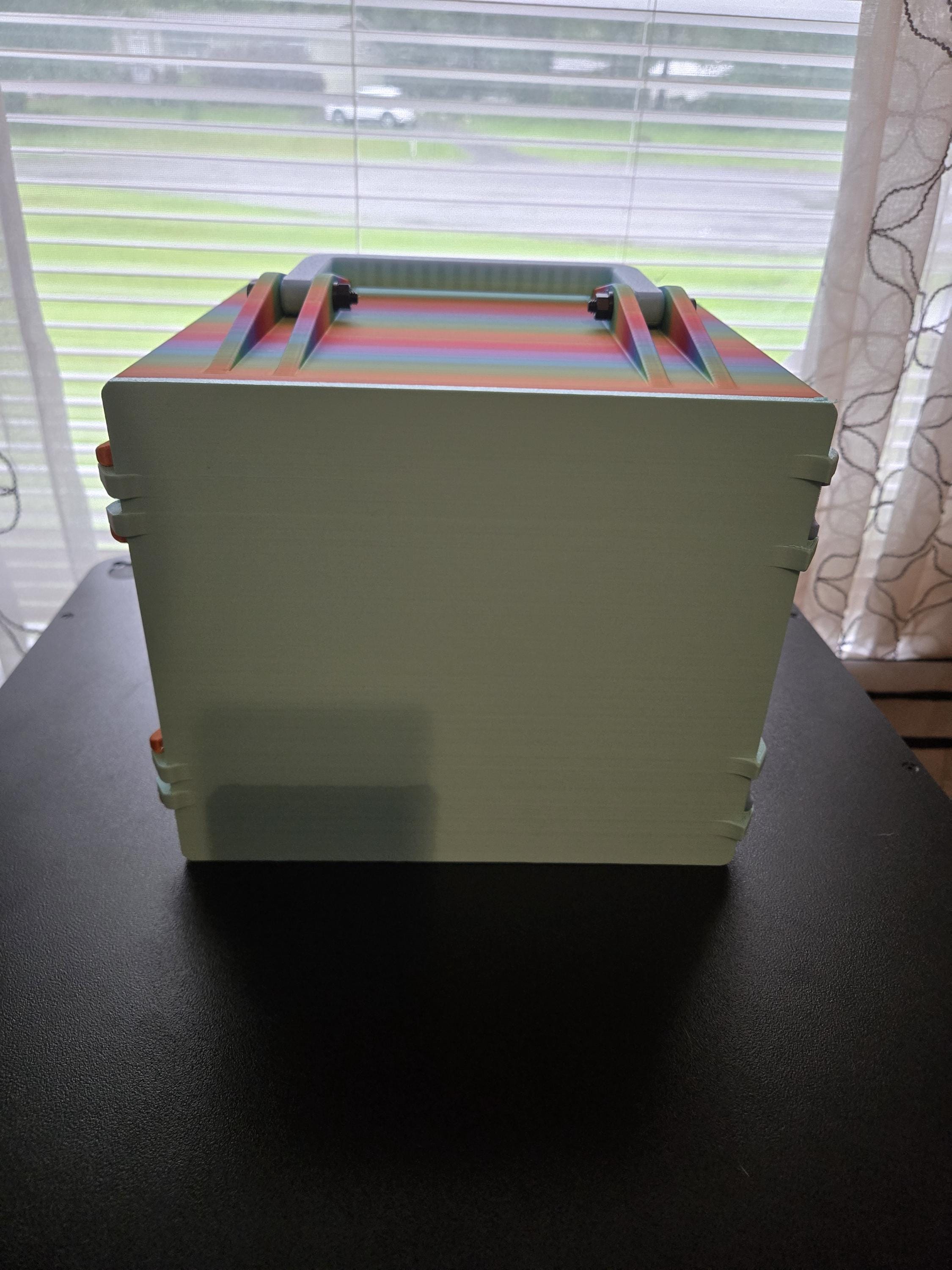 Peptide Storage Box with 3 Drawers and Lockable Door | 100 3ml, 49 5/10ml & 25 BAC Water | Removable Inserts | Vial Organizer with Handle