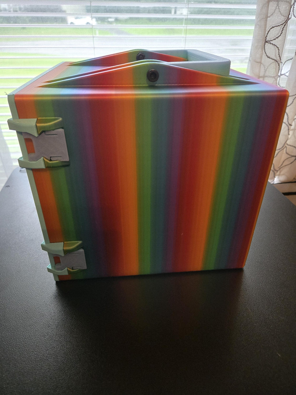 Peptide Storage Box with 3 Drawers and Lockable Door | 100 3ml, 49 5/10ml & 25 BAC Water | Removable Inserts | Vial Organizer with Handle