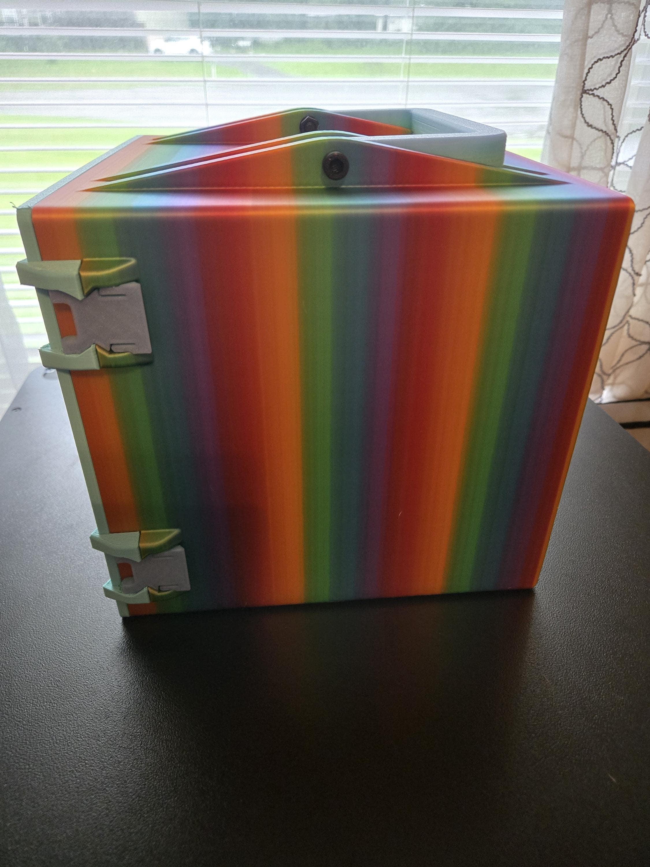 Peptide Storage Box with 3 Drawers and Lockable Door | 100 3ml, 49 5/10ml & 25 BAC Water | Removable Inserts | Vial Organizer with Handle