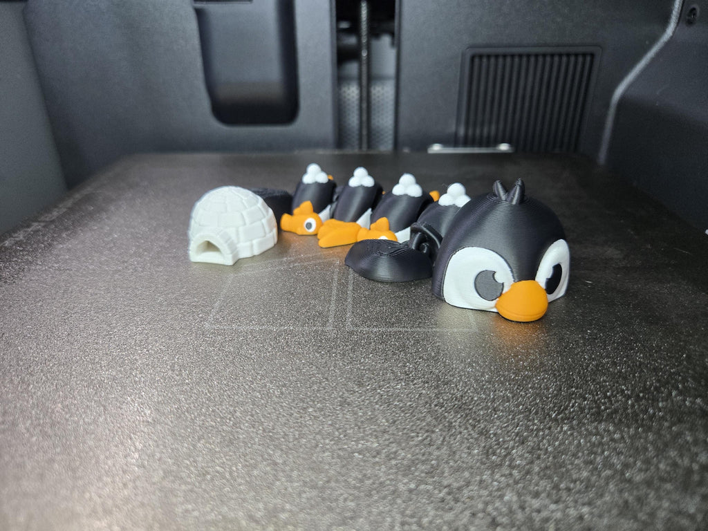 Penguin Mini Dragon with Igloo Tail | Fidget Toy | Christmas Gift