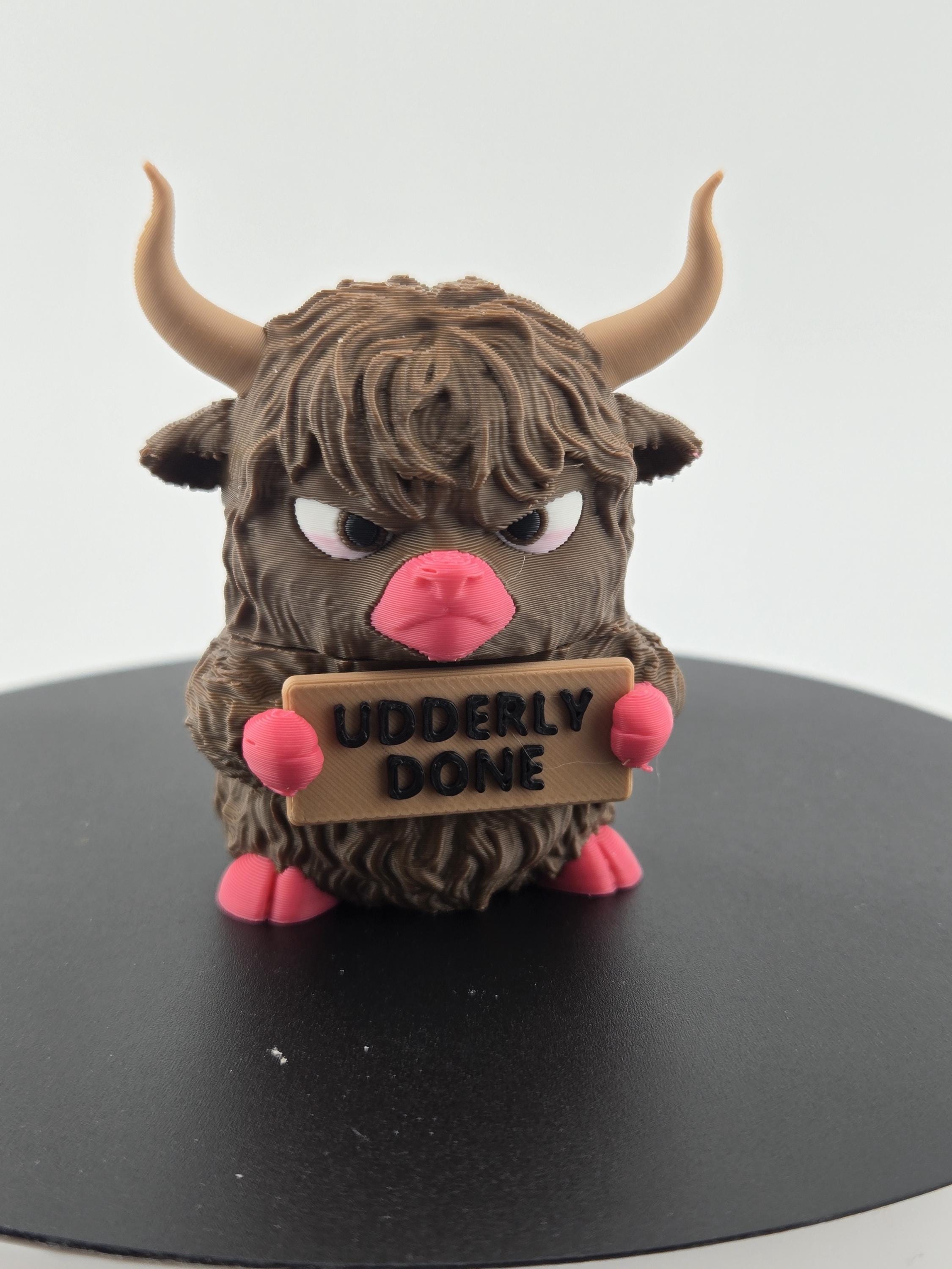 3D Printed Animals with Attitude | Funny Desk or Shelf Decor