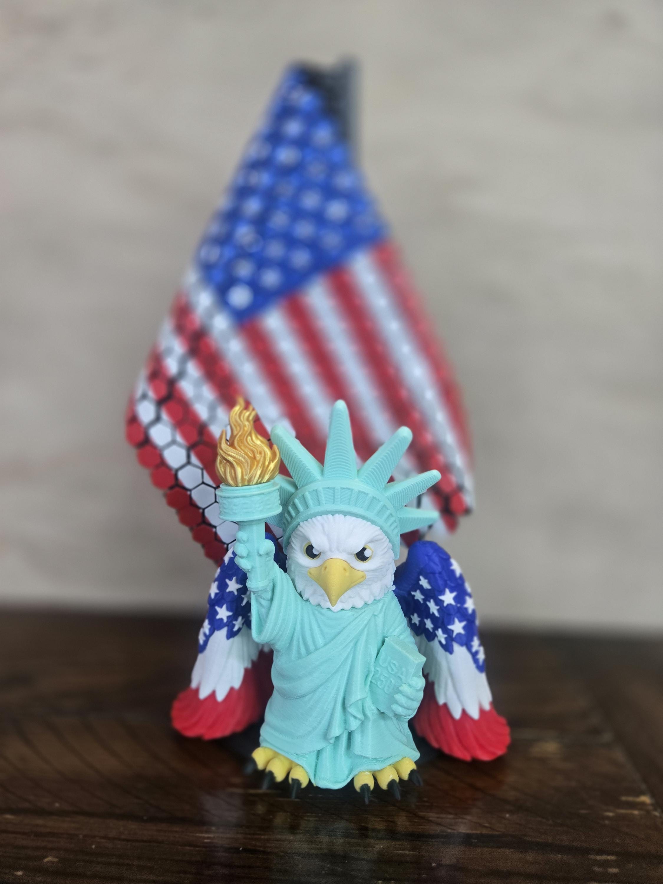 Amercian Flag 250 Years of America | 3D Printed American Flag Desk Toy | 17762026 Patriotic Decor| 4th of July